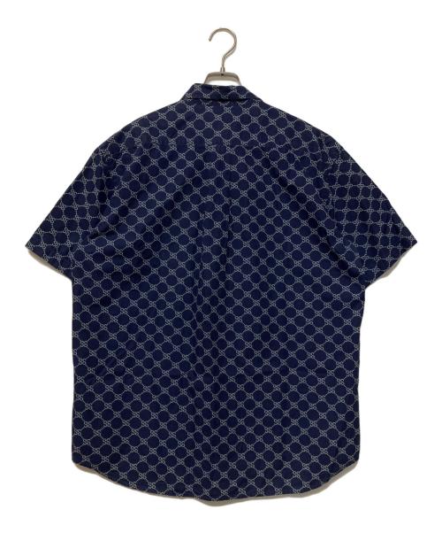 OLDstussy（オールドステューシー）oldstussy (オールドステューシー) 半袖シャツ ネイビー サイズ:SIZE Lの古着・服飾アイテム
