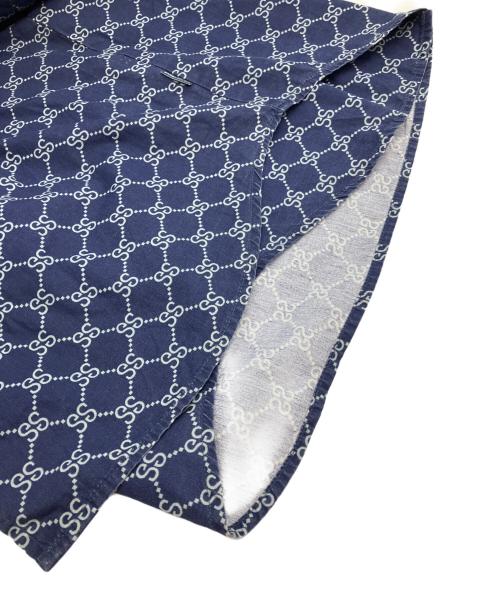 OLDstussy（オールドステューシー）oldstussy (オールドステューシー) 半袖シャツ ネイビー サイズ:SIZE Lの古着・服飾アイテム