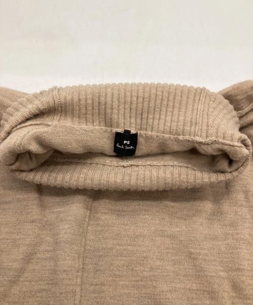 PS Paul Smith（ＰＳポールスミス）PS Paul Smith (ＰＳポールスミス) タートルネックニット ベージュ サイズ:SIZE Mの古着・服飾アイテム