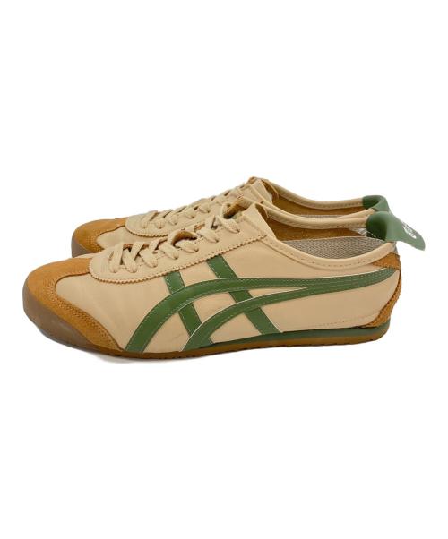 Onitsuka Tiger（オニツカタイガー）Onitsuka Tiger (オニツカタイガー) MEXICO'66　スニーカー ベージュ×グリーン サイズ:SIZE 27.5cmの古着・服飾アイテム