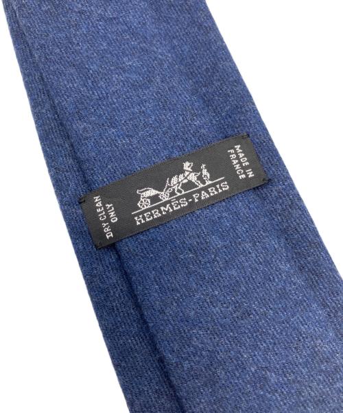 HERMES（エルメス）HERMES (エルメス) ネクタイ ネイビー サイズ:不明の古着・服飾アイテム