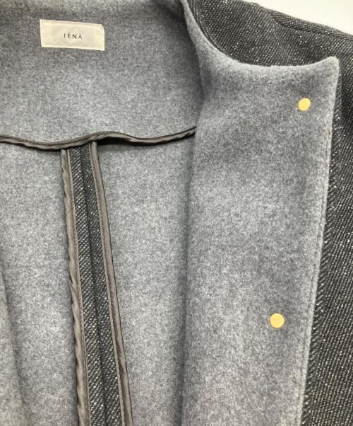 IENA（イエナ）IENA (イエナ) ノーカラーコート ダークグレー サイズ:Freeの古着・服飾アイテム
