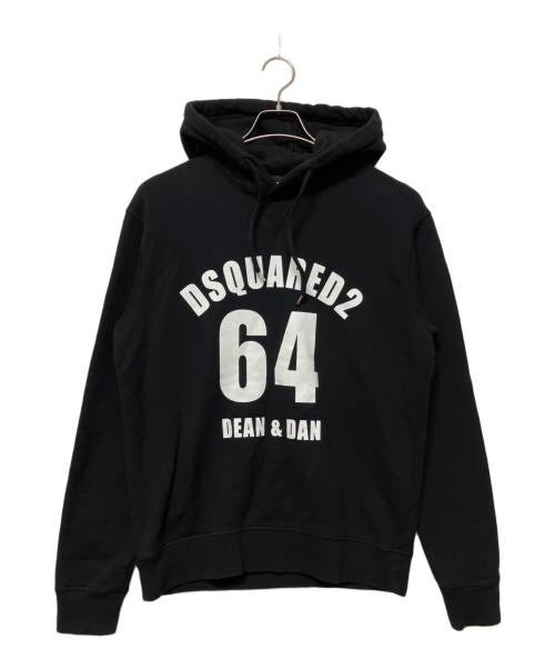 DSQUARED2（ディースクエアード）DSQUARED2 (ディースクエアード) パーカー ブラック サイズ:SIZE Sの古着・服飾アイテム