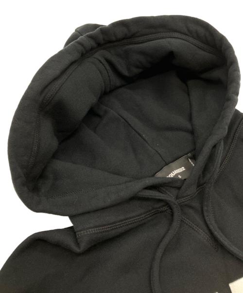 DSQUARED2（ディースクエアード）DSQUARED2 (ディースクエアード) パーカー ブラック サイズ:SIZE Sの古着・服飾アイテム