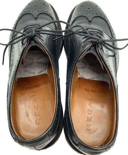 REGAL（リーガル）REGAL (リーガル) ウィングチップシューズ ブラック サイズ:25½の古着・服飾アイテム