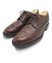三陽山長（サンヨウヤマチョウ）の古着「ウィングチップシューズ」｜ブラウン