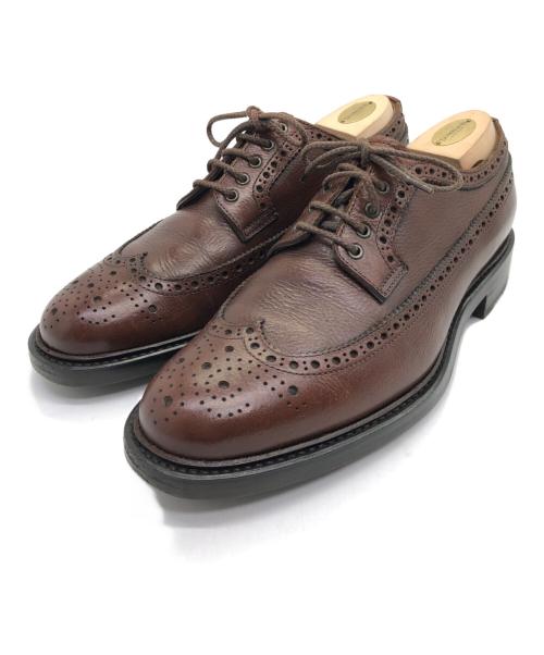 三陽山長（サンヨウヤマチョウ）三陽山長 (サンヨウヤマチョウ) ウィングチップシューズ ブラウン サイズ:不明の古着・服飾アイテム