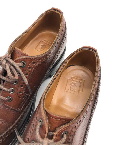 三陽山長（サンヨウヤマチョウ）三陽山長 (サンヨウヤマチョウ) ウィングチップシューズ ブラウン サイズ:不明の古着・服飾アイテム