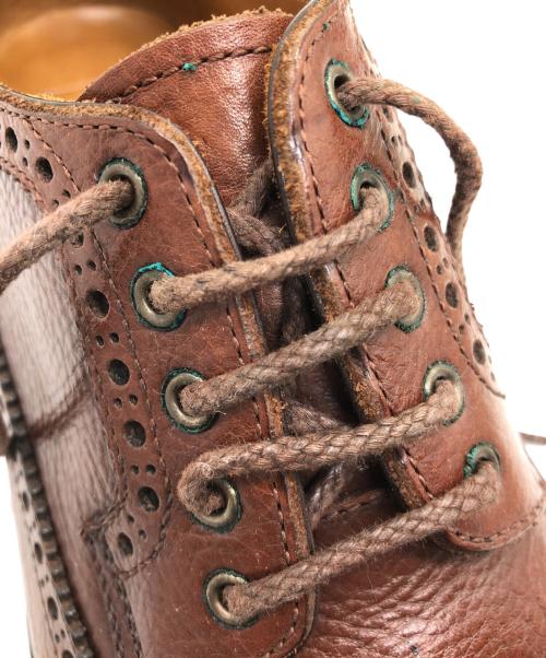 三陽山長（サンヨウヤマチョウ）三陽山長 (サンヨウヤマチョウ) ウィングチップシューズ ブラウン サイズ:不明の古着・服飾アイテム