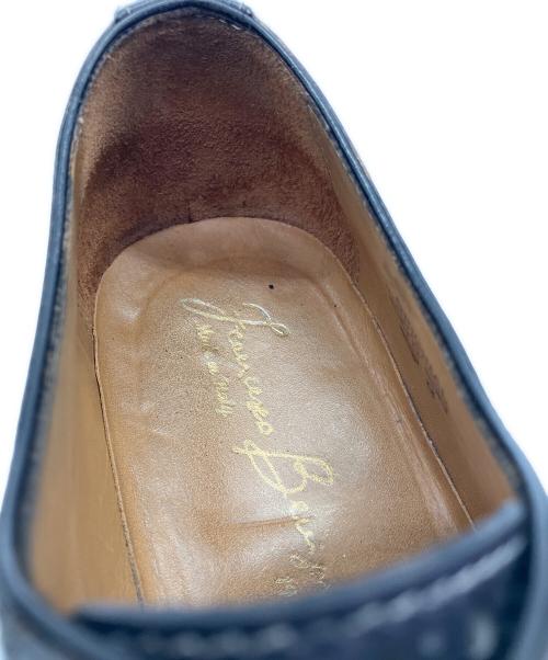 FRANCESCO BENIGNO（フランチェスコ・ベニーニョ）FRANCESCO BENIGNO (フランチェスコ・ベニーニョ) ウィングチップシューズ ブラック サイズ:6 1/2の古着・服飾アイテム