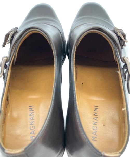 MAGNANNI（マグナーニ）MAGNANNI (マグナーニ) ダブルモンクシューズ ブラウン サイズ:SIZE 25.5cmの古着・服飾アイテム