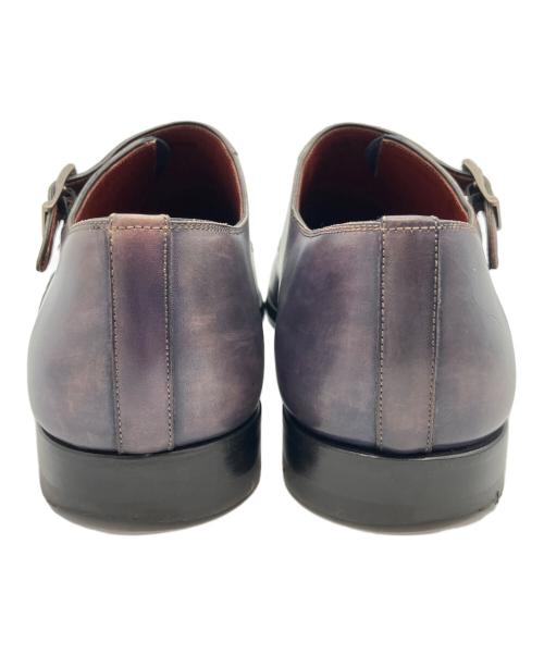 MAGNANNI（マグナーニ）MAGNANNI (マグナーニ) ダブルモンクシューズ パープル サイズ:SIZE 41の古着・服飾アイテム