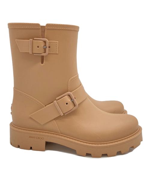 JIMMY CHOO（ジミーチュウ）JIMMY CHOO (ジミーチュウ) レインブーツ ピンク サイズ:SIZE 37の古着・服飾アイテム