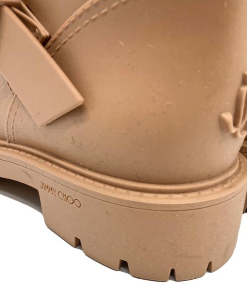 JIMMY CHOO（ジミーチュウ）JIMMY CHOO (ジミーチュウ) レインブーツ ピンク サイズ:SIZE 37の古着・服飾アイテム