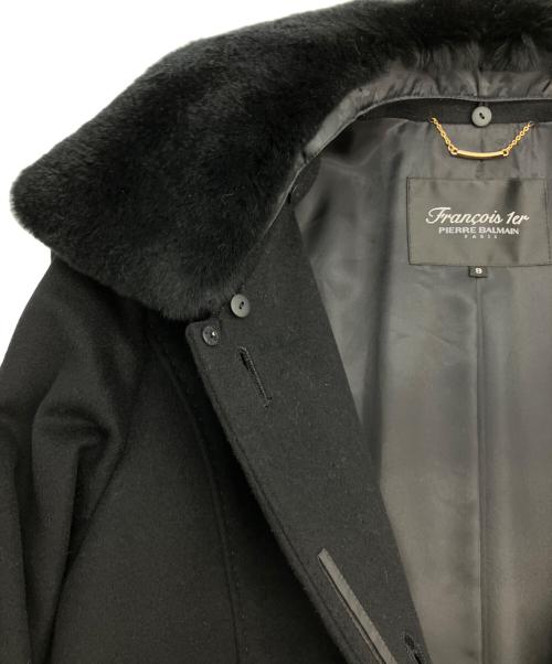 PIERRE BALMAIN（ピエール バルマン）PIERRE BALMAIN (ピエール バルマン) コート ブラック サイズ:9ARの古着・服飾アイテム