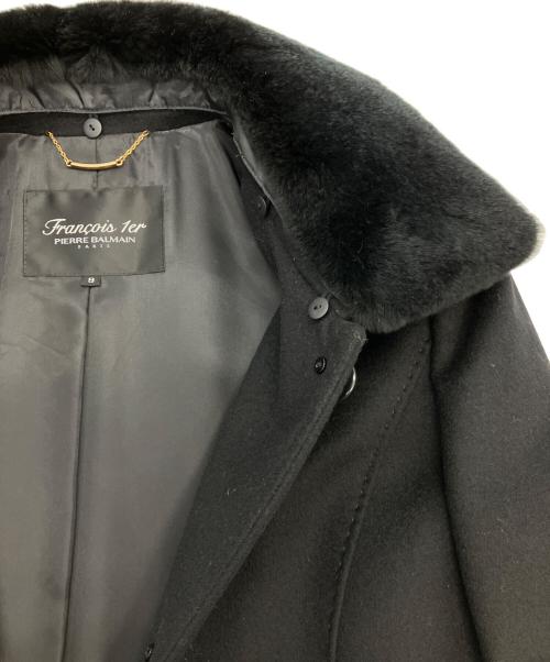 PIERRE BALMAIN（ピエール バルマン）PIERRE BALMAIN (ピエール バルマン) コート ブラック サイズ:9ARの古着・服飾アイテム