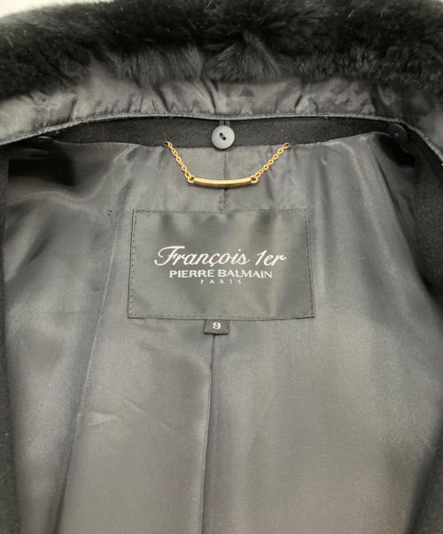 PIERRE BALMAIN（ピエール バルマン）PIERRE BALMAIN (ピエール バルマン) コート ブラック サイズ:9ARの古着・服飾アイテム