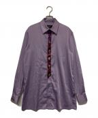 glamb×ジョジョの奇妙な冒険グラム×ジョジョノ奇妙ナ冒険）の古着「長袖シャツ」｜パープル