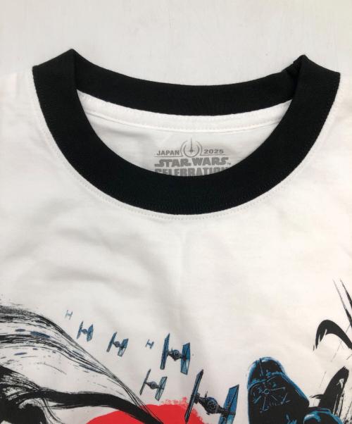 DISNEY（ディズニー）DISNEY (ディズニー) スターウォーズセレブレーションジャパン2025　半袖カットソー ホワイト サイズ:SIZE Sの古着・服飾アイテム
