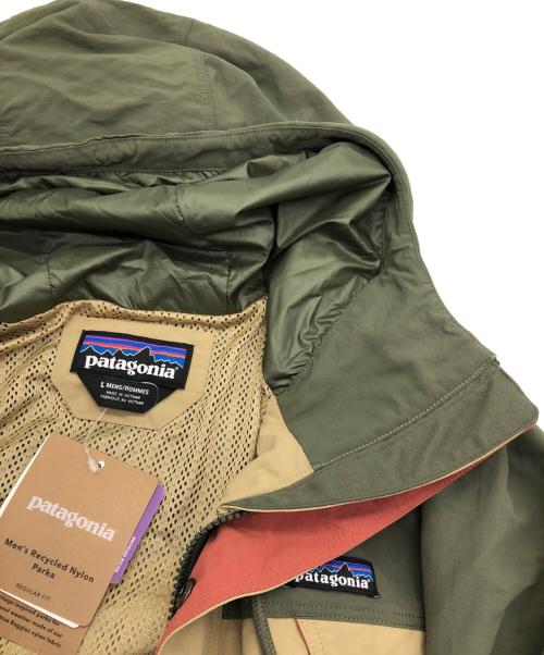 Patagonia（パタゴニア）Patagonia (パタゴニア) Recycle Nylon Parka ベージュ サイズ:SIZE L 未使用品の古着・服飾アイテム