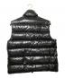 MONCLER (モンクレール) ダウンベスト ブラック サイズ:2：50000円