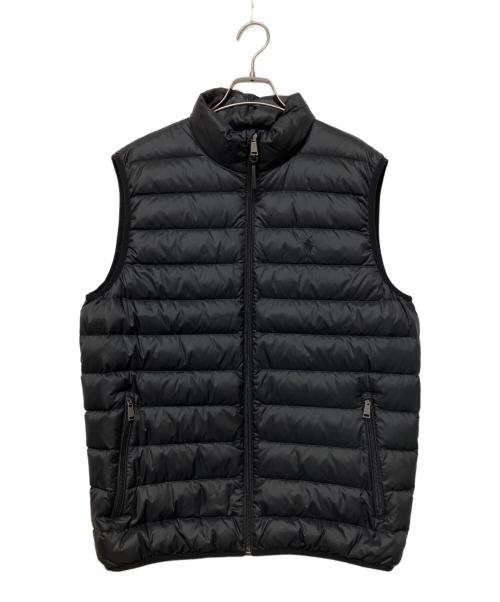 POLO RALPH LAUREN（ポロ・ラルフローレン）POLO RALPH LAUREN (ポロ・ラルフローレン) ダウンベスト ブラック サイズ:SIZE Mの古着・服飾アイテム