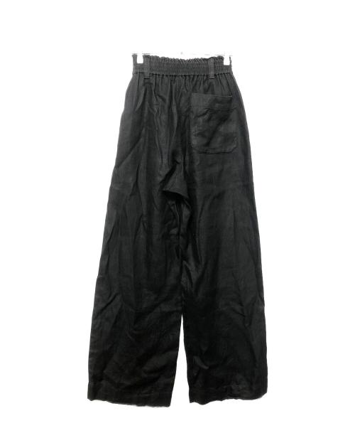 HYKE（ハイク）HYKE (ハイク) ワイドパンツ ブラック サイズ:SIZE 2の古着・服飾アイテム