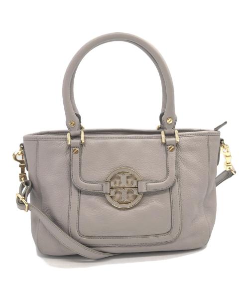 TORY BURCH（トリーバーチ）TORY BURCH (トリーバーチ) 2WAYバッグ ベージュの古着・服飾アイテム