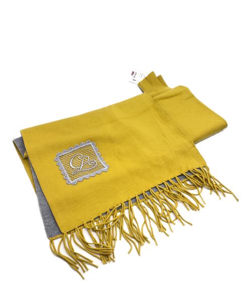 近沢レース（チカザワレース）近沢レース (チカザワレース) ストールカーディガン イエロー サイズ:M~L 未使用品の古着・服飾アイテム