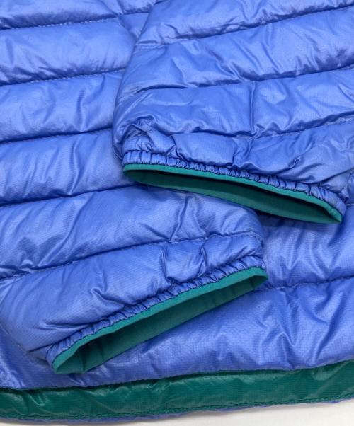 Patagonia（パタゴニア）Patagonia (パタゴニア) UltraAlpine Down Crew ダウンジャケット グリーン×パープル サイズ:SIZE XSの古着・服飾アイテム