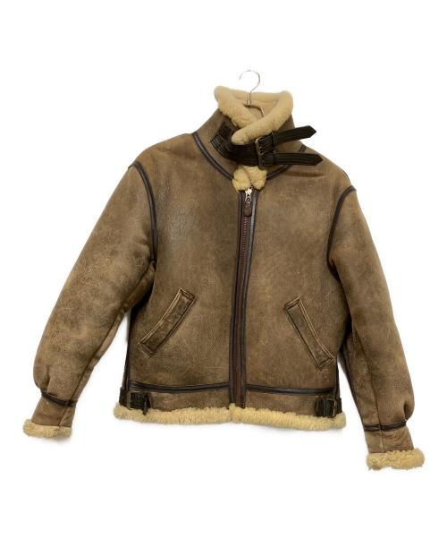 AVIREX（アヴィレックス）AVIREX (アヴィレックス) B-3ムートンジャケット ブラウン サイズ:42の古着・服飾アイテム