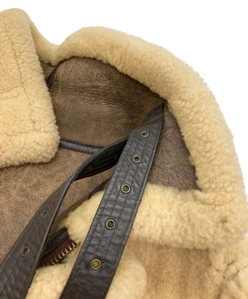 AVIREX（アヴィレックス）AVIREX (アヴィレックス) B-3ムートンジャケット ブラウン サイズ:42の古着・服飾アイテム