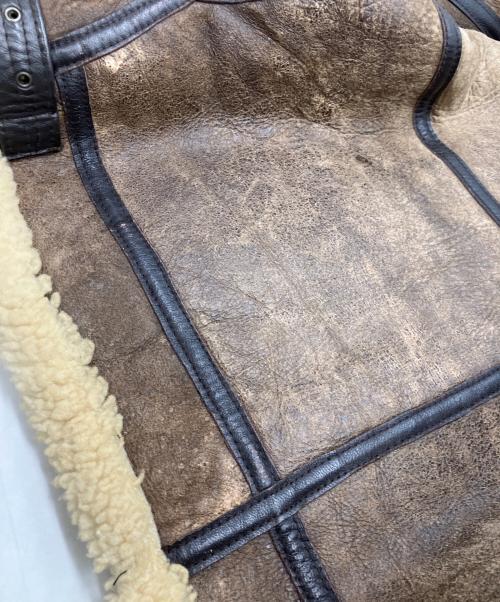 AVIREX（アヴィレックス）AVIREX (アヴィレックス) B-3ムートンジャケット ブラウン サイズ:42の古着・服飾アイテム