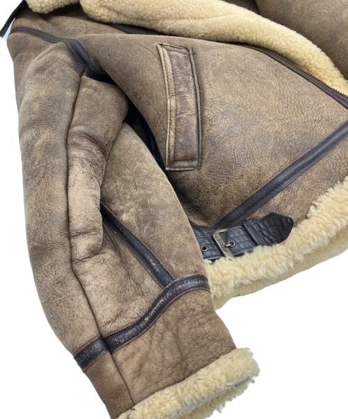 AVIREX（アヴィレックス）AVIREX (アヴィレックス) B-3ムートンジャケット ブラウン サイズ:42の古着・服飾アイテム