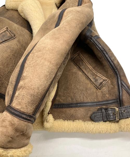 AVIREX（アヴィレックス）AVIREX (アヴィレックス) B-3ムートンジャケット ブラウン サイズ:42の古着・服飾アイテム