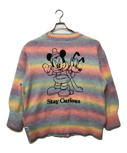 moussy（マウジー）moussy (マウジー) DISNEY (ディズニー) ニットカーディガン マルチカラー サイズ:Freeの古着・服飾アイテム