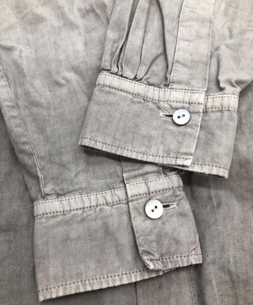 COSMIC WONDER（コズミックワンダー）COSMIC WONDER (コズミックワンダー) Organic cotton shirt　長袖シャツ グレー サイズ:SIZE Mの古着・服飾アイテム