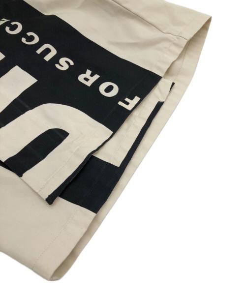 DIESEL（ディーゼル）DIESEL (ディーゼル) 半袖シャツ ベージュ×ブラック サイズ:SIZE Sの古着・服飾アイテム