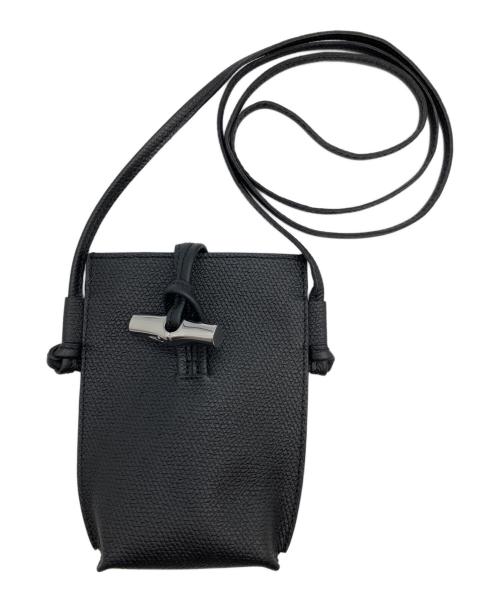 LONGCHAMP（ロンシャン）LONGCHAMP (ロンシャン) フォンケース ブラックの古着・服飾アイテム