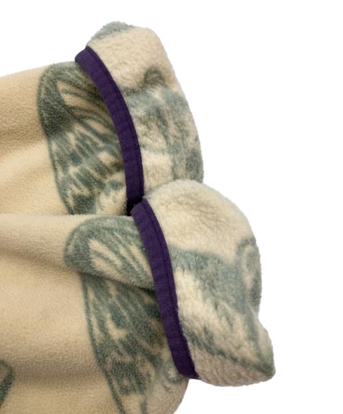 POLeR（ポーラー）POLeR (ポーラー) フリースPOジャケット ベージュ×グリーン サイズ:SIZE Mの古着・服飾アイテム