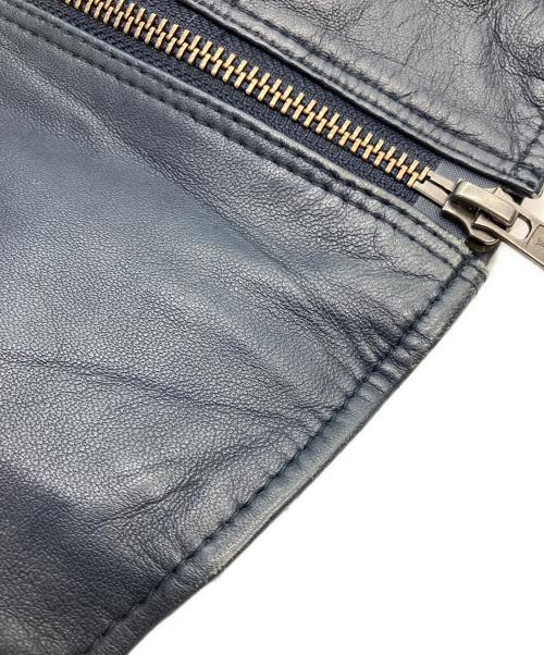 green label relaxing（グリーンレーベルリラクシング）green label relaxing (グリーンレーベルリラクシング) レザージャケット ブラック サイズ:38の古着・服飾アイテム