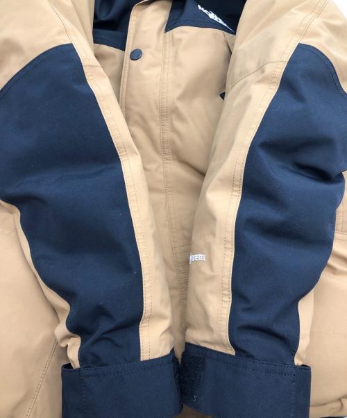 THE NORTH FACE（ザ ノース フェイス）THE NORTH FACE (ザ ノース フェイス) マウンテンダウンジャケット ブラウン×ブラック サイズ:Mの古着・服飾アイテム