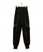 theodoric.dyセオドリックディ）の古着「Material Switching Pants」｜ブラック
