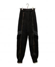 theodoric.dy（セオドリックディ）の古着「Material Switching Pants」｜ブラック