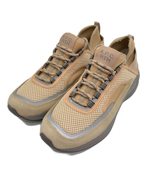 A.P.C.（アーペーセー）A.P.C. (アーペーセー) RTH (アールティーエイチ) スニーカー ベージュ サイズ:SIZE 25.5cmの古着・服飾アイテム