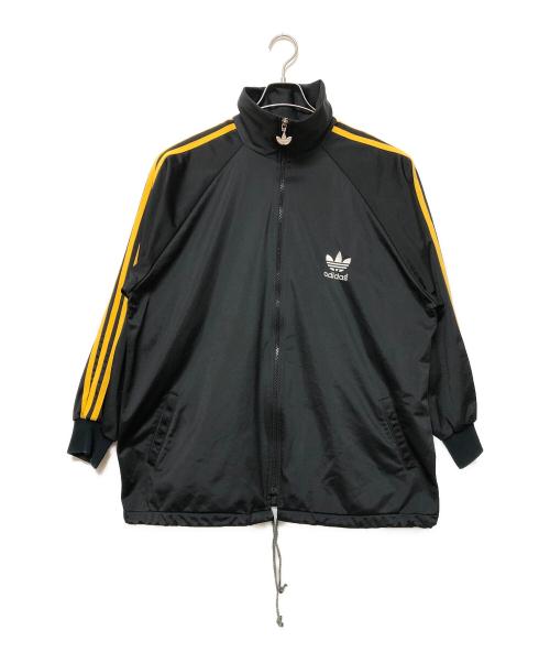 adidas（アディダス）adidas (アディダス) トラックジャケット ブラック×イエロー サイズ:SIZE Sの古着・服飾アイテム