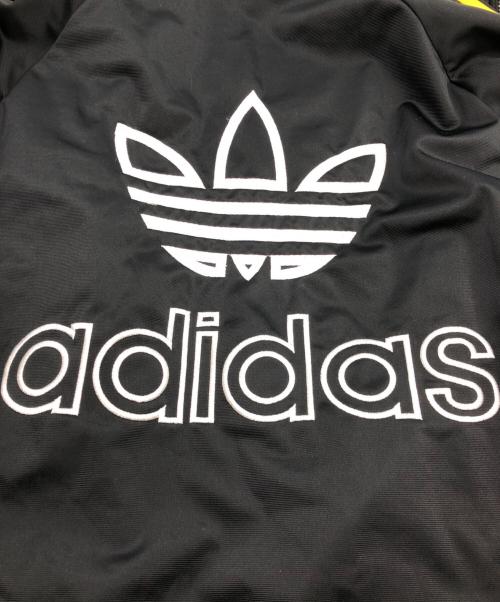 adidas（アディダス）adidas (アディダス) トラックジャケット ブラック×イエロー サイズ:SIZE Sの古着・服飾アイテム