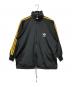adidas（アディダス）の古着「トラックジャケット」｜ブラック×イエロー