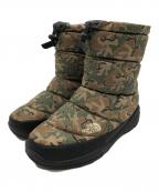 THE NORTH FACEザ ノース フェイス）の古着「Nuptse Bootie」｜グリーン×ブラウン