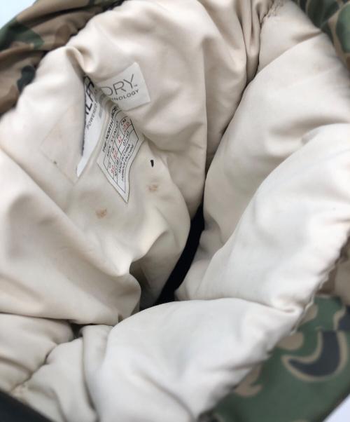 THE NORTH FACE（ザ ノース フェイス）THE NORTH FACE (ザ ノース フェイス) Nuptse Bootie グリーン×ブラウン サイズ:27の古着・服飾アイテム